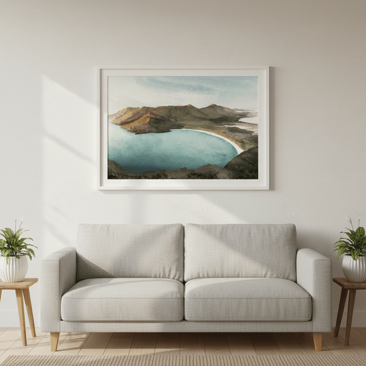 Wineglass Bay Sunrise Tasmania by Deer Muskeeter wall - art - picture - poster