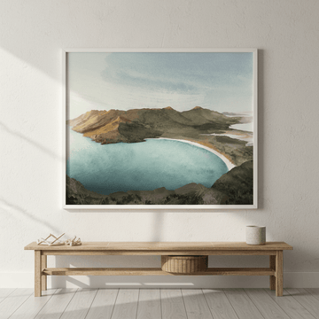 Wineglass Bay Sunrise Tasmania by Deer Muskeeter wall - art - picture - poster