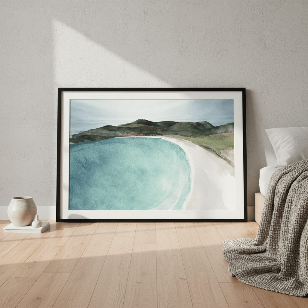 Wineglass Bay Tasmania by Deer Muskeeter wall - art - picture - poster