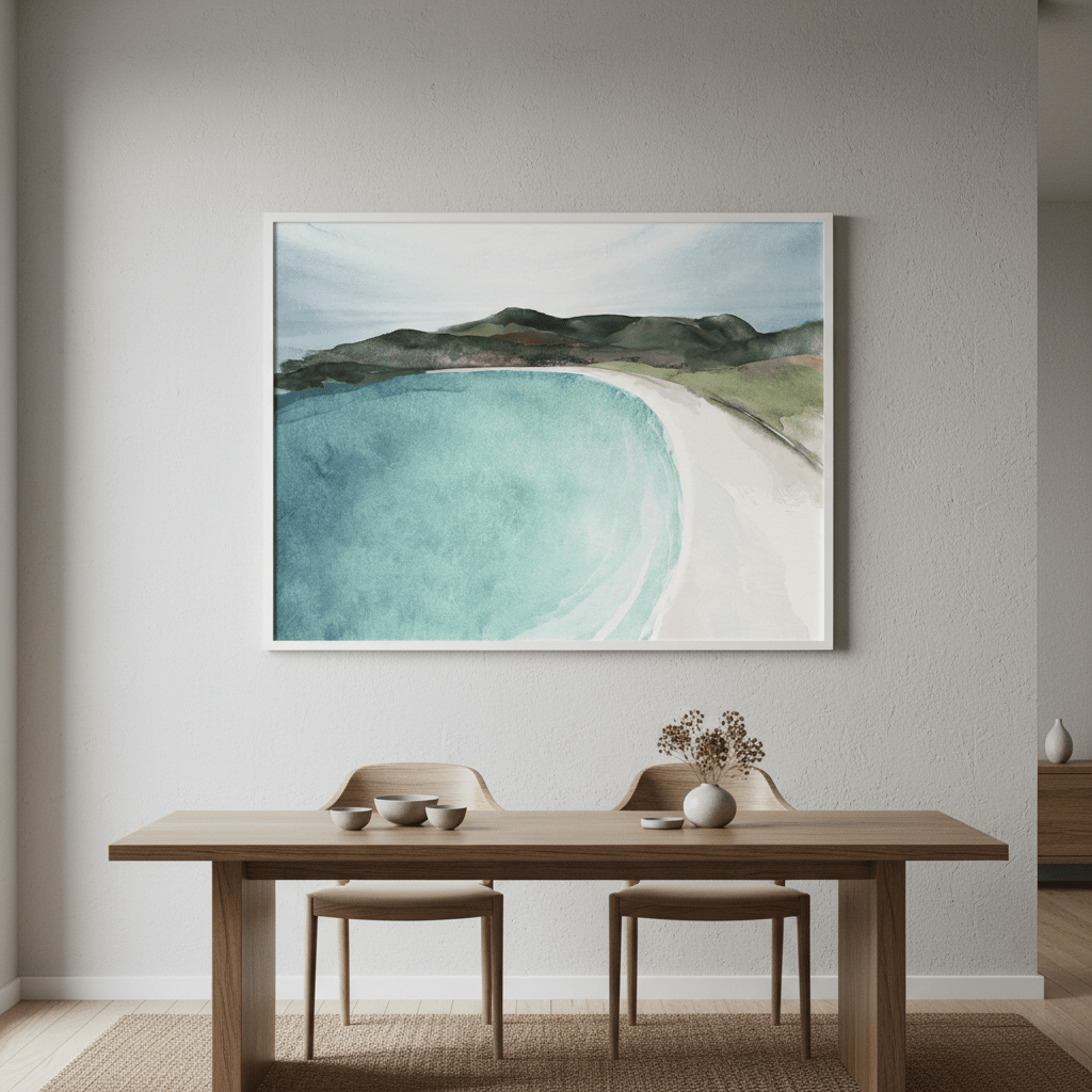 Wineglass Bay Tasmania by Deer Muskeeter wall - art - picture - poster