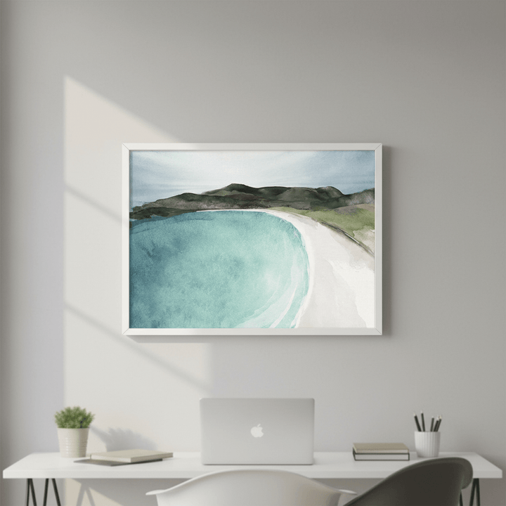 Wineglass Bay Tasmania by Deer Muskeeter wall - art - picture - poster