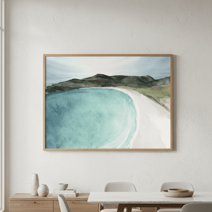 Wineglass Bay Tasmania by Deer Muskeeter wall - art - picture - poster