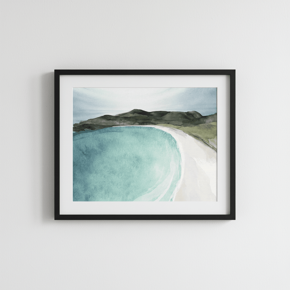 Wineglass Bay Tasmania by Deer Muskeeter wall - art - picture - poster