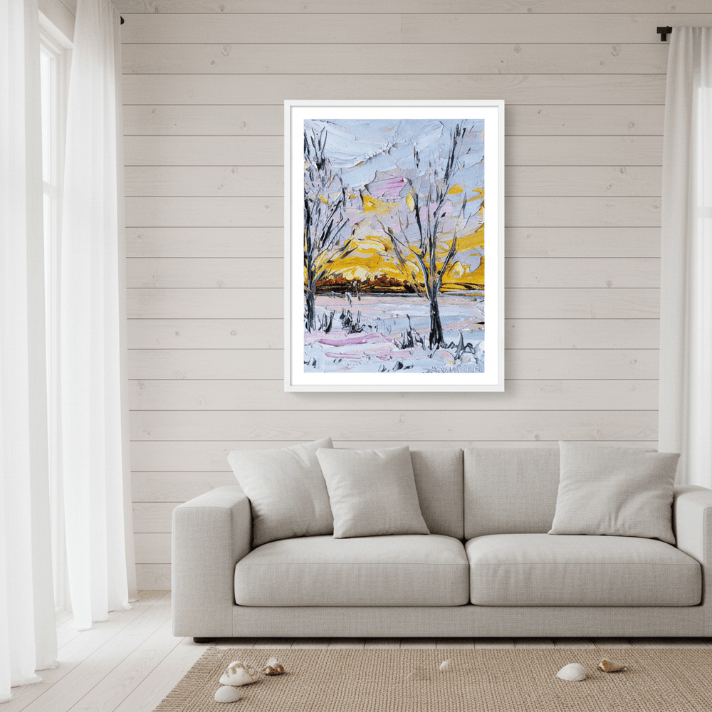 Winter's Edge by Angela Hawkey wall - art - picture - poster