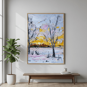 Winter's Edge by Angela Hawkey wall - art - picture - poster
