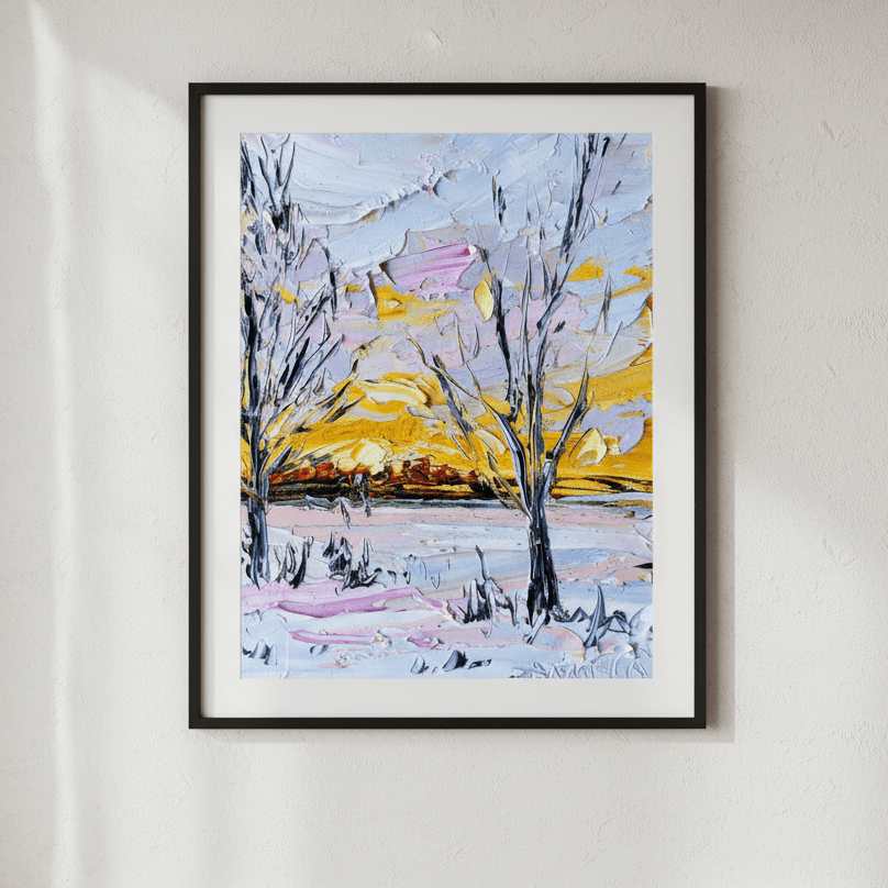 Winter's Edge by Angela Hawkey wall - art - picture - poster