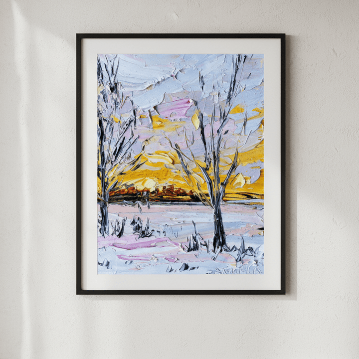 Winter's Edge by Angela Hawkey wall - art - picture - poster