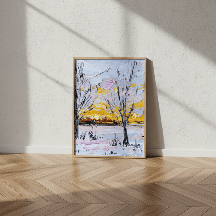 Winter's Edge by Angela Hawkey wall - art - picture - poster