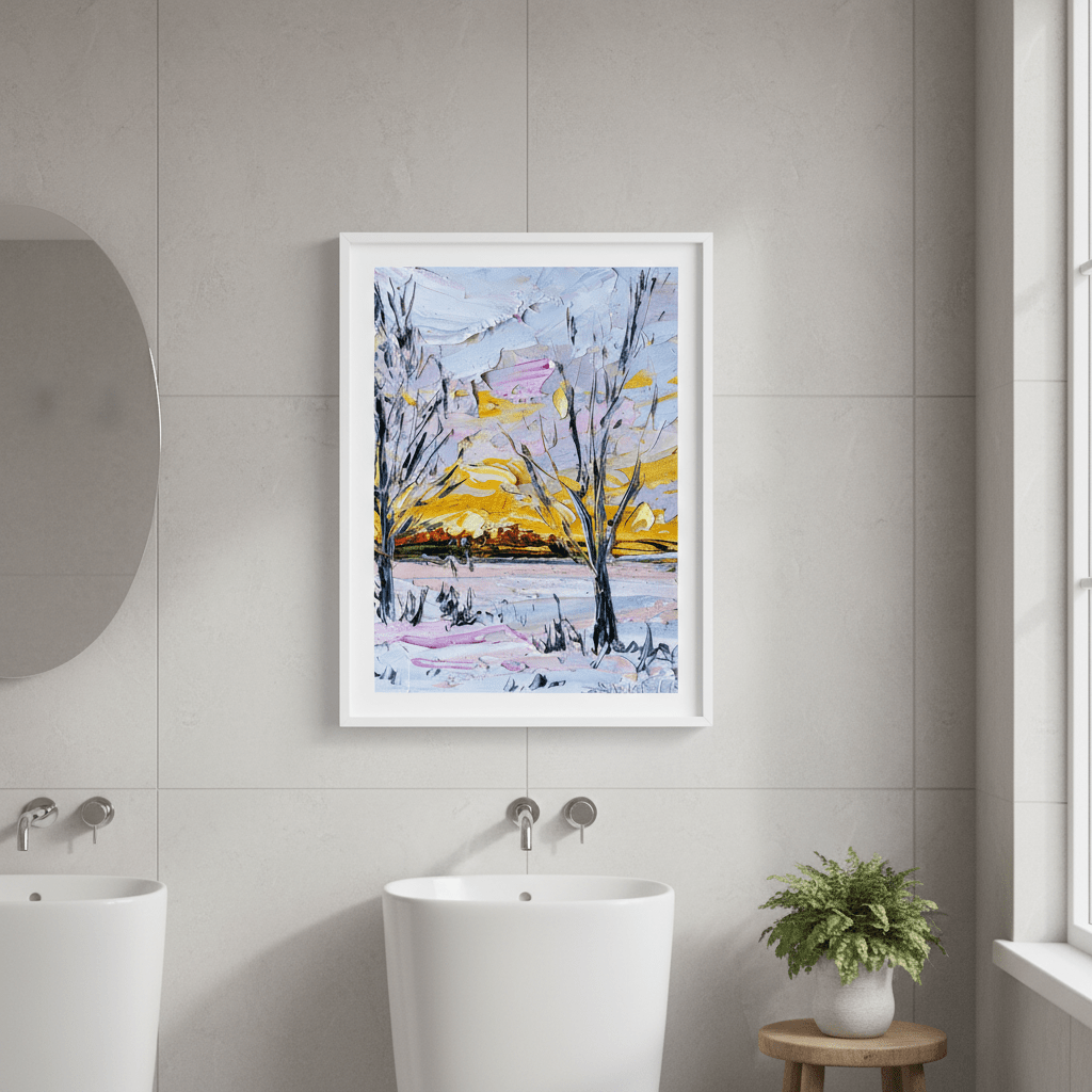 Winter's Edge by Angela Hawkey wall - art - picture - poster