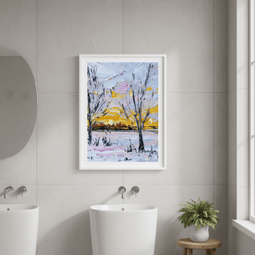 Winter's Edge by Angela Hawkey wall - art - picture - poster