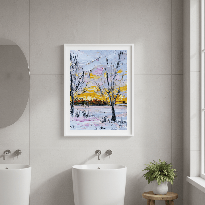 Winter's Edge by Angela Hawkey wall - art - picture - poster