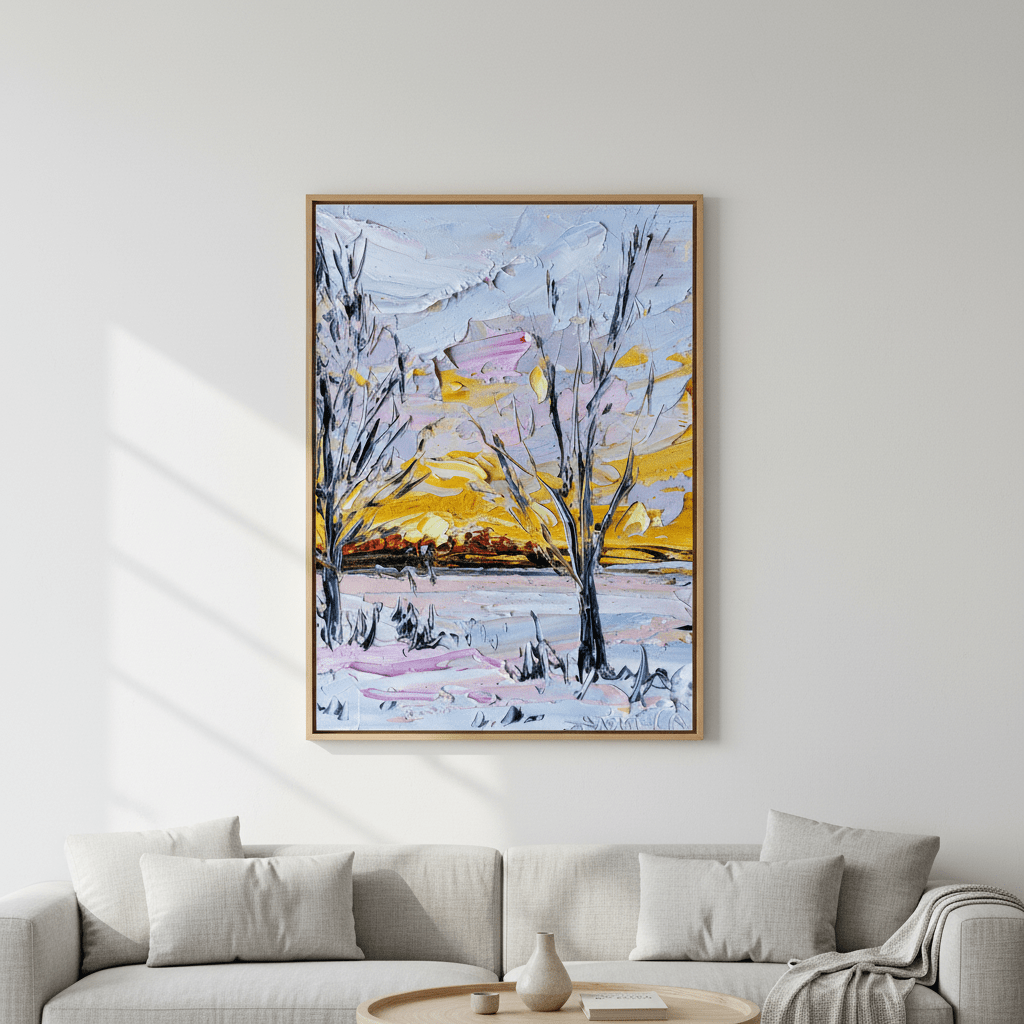Winter's Edge by Angela Hawkey wall - art - picture - poster