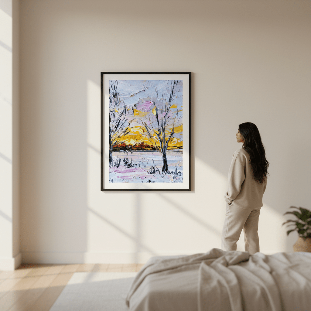 Winter's Edge by Angela Hawkey wall - art - picture - poster