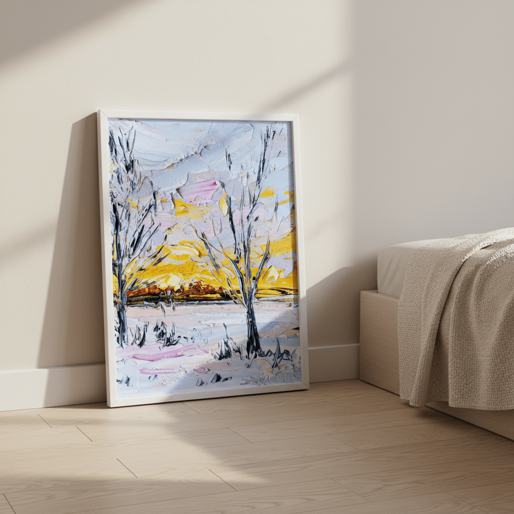 Winter's Edge by Angela Hawkey wall - art - picture - poster