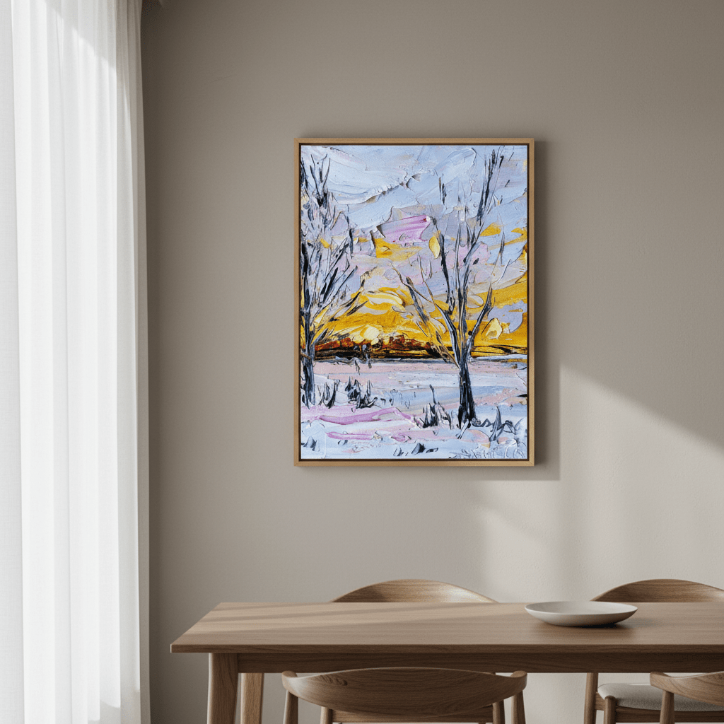 Winter's Edge by Angela Hawkey wall - art - picture - poster