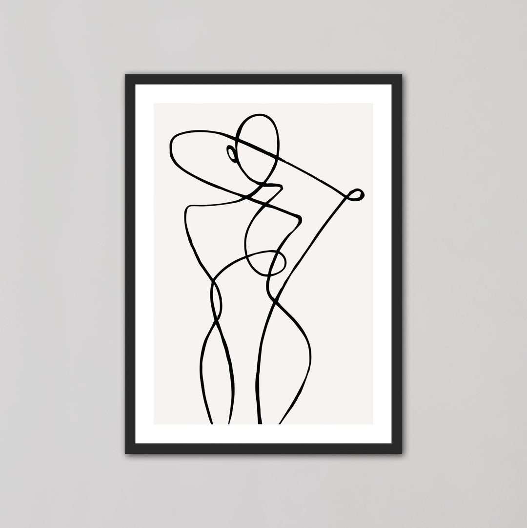 Woman in Full Body Abstract Art II - Style My Wall