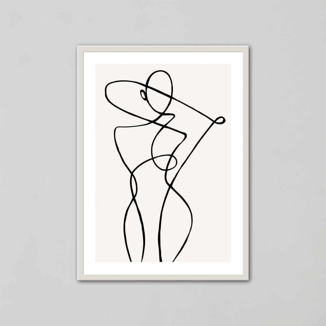 Woman in Full Body Abstract Art II - Style My Wall