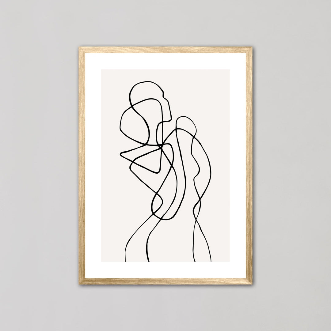 Woman in Full Body Abstract Art III - Style My Wall