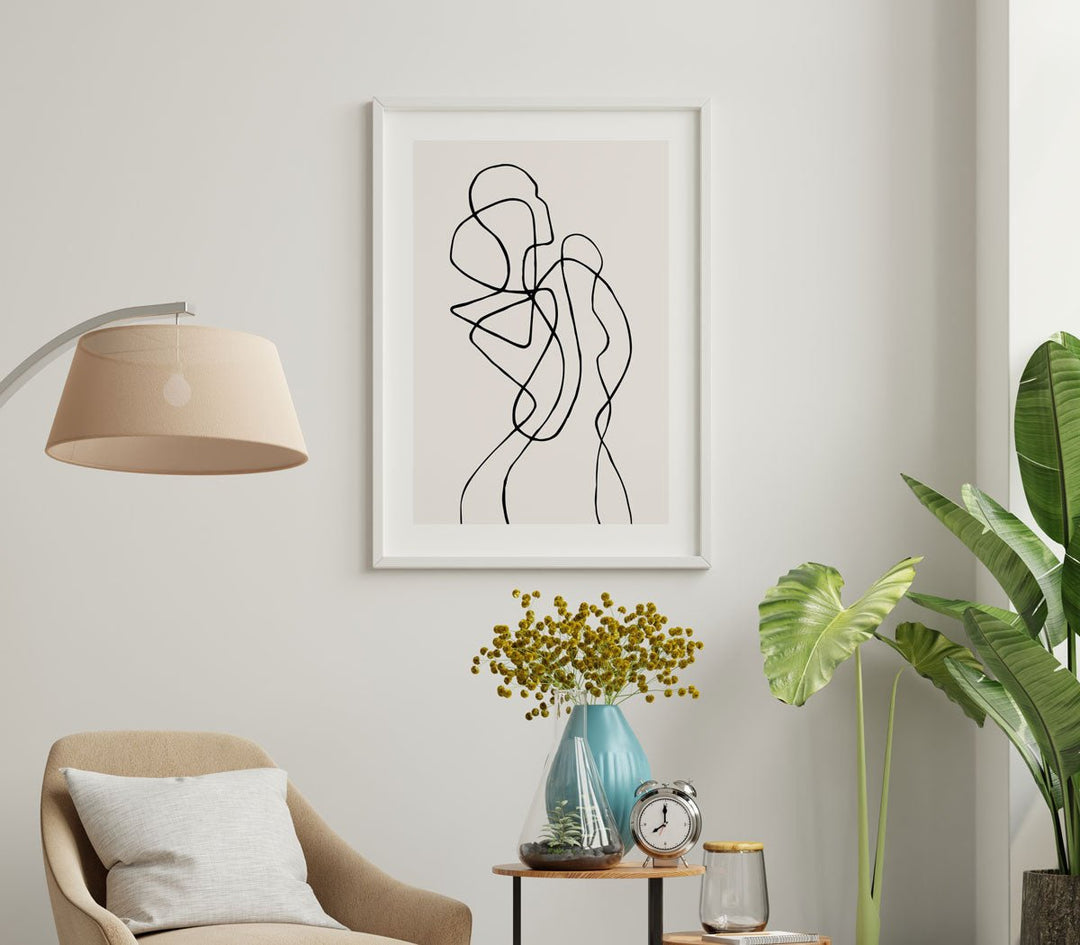 Woman in Full Body Abstract Art III - Style My Wall