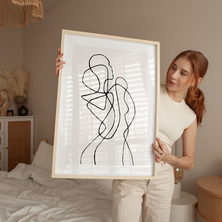 Woman in Full Body Abstract Art III - Style My Wall