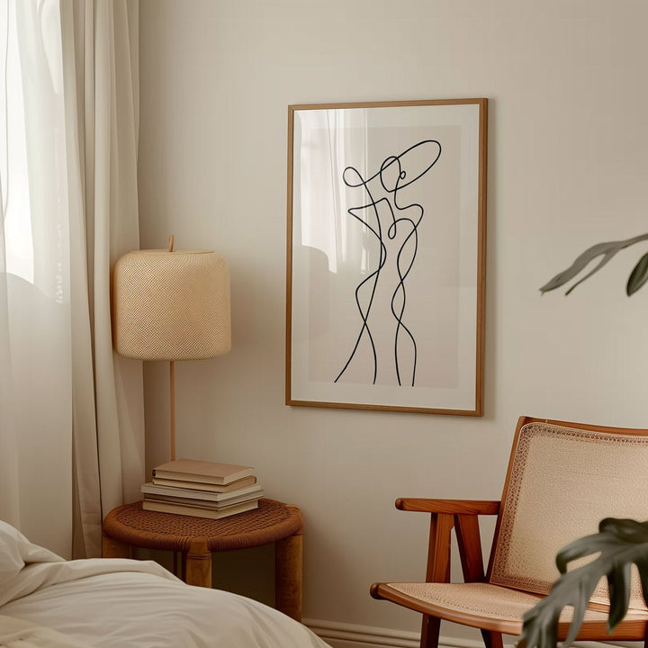 Woman in Full Body Abstract Art - Style My Wall