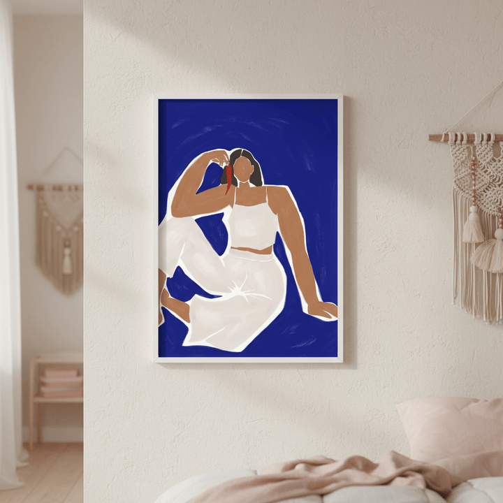 Woman with Chili by Ivy Green Illustrations wall - art - picture - poster
