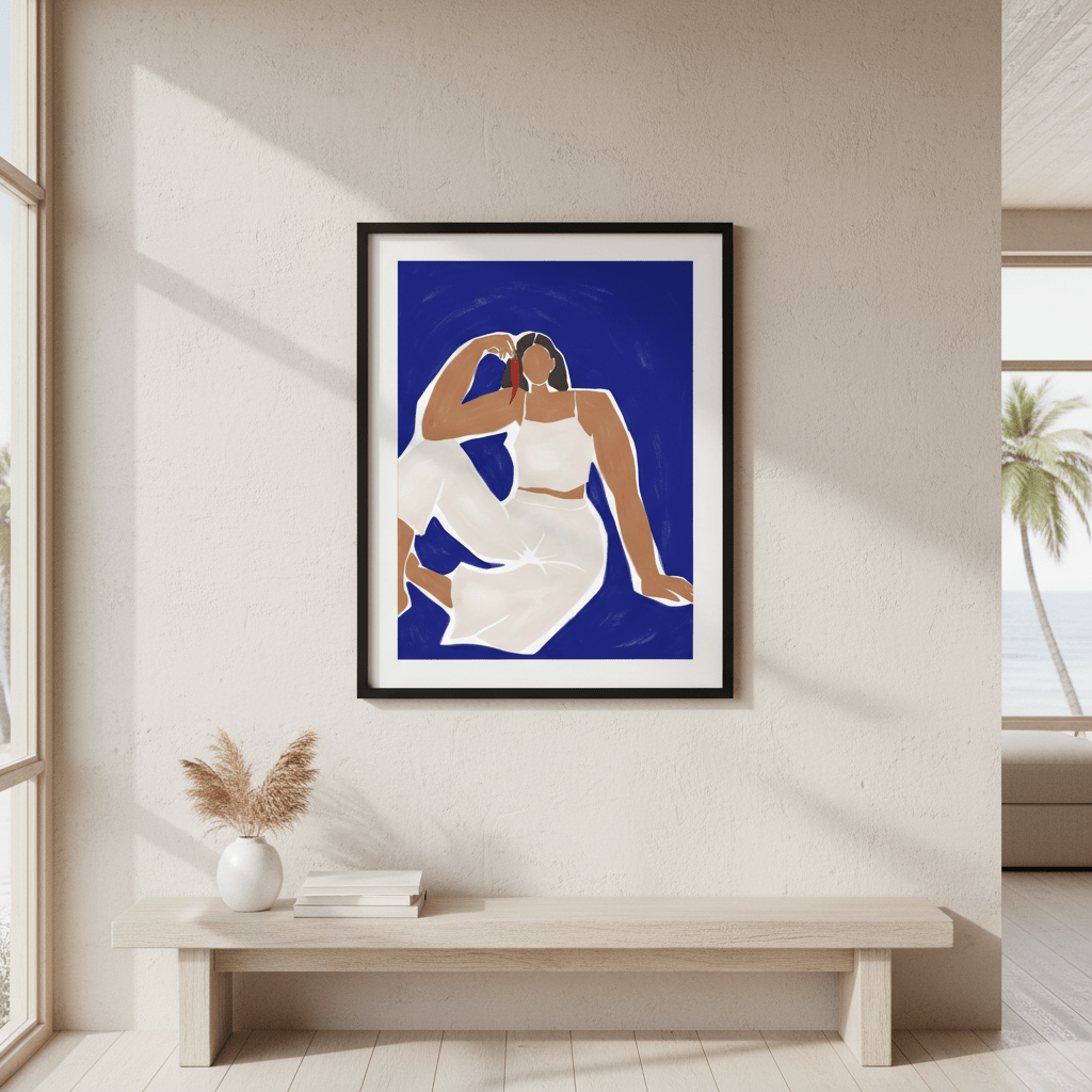 Woman with Chili by Ivy Green Illustrations wall - art - picture - poster