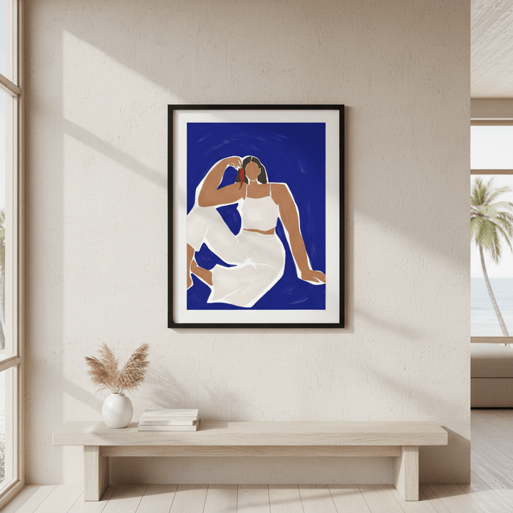Woman with Chili by Ivy Green Illustrations wall - art - picture - poster