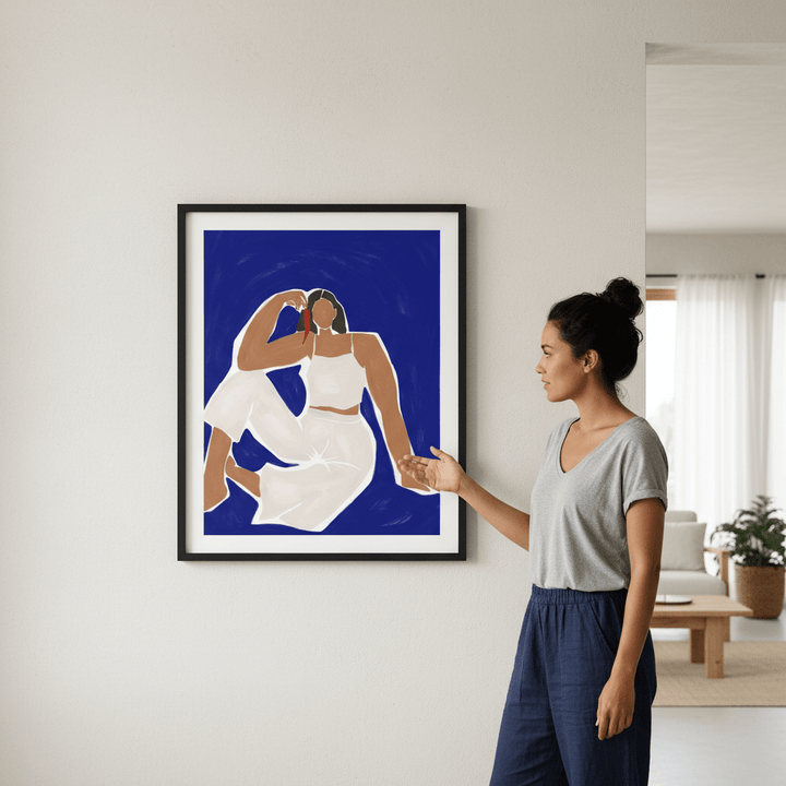 Woman with Chili by Ivy Green Illustrations wall - art - picture - poster