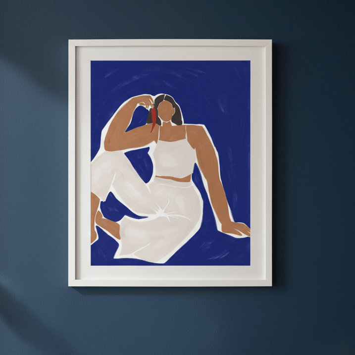 Woman with Chili by Ivy Green Illustrations wall - art - picture - poster