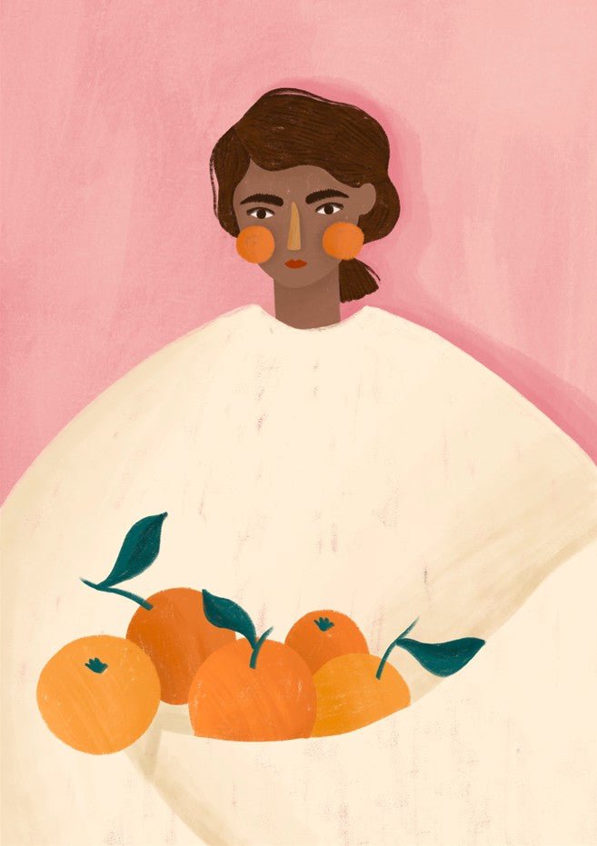 Woman with Oranges by Bea Muller