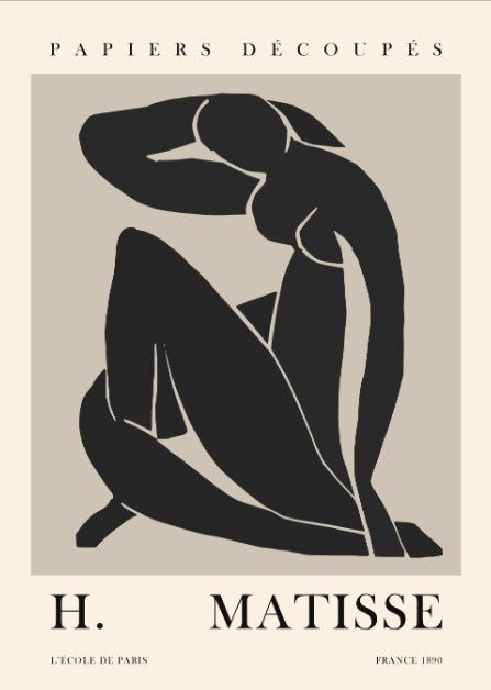 Women Black Nude II by Henri Matisse