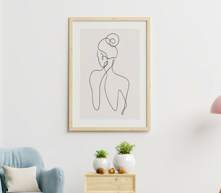 Women Body Line Abstract - Style My Wall