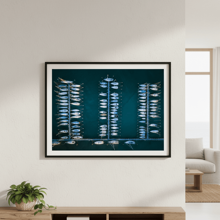 Yacht Park Williamstown by L10 wall - art - picture - poster