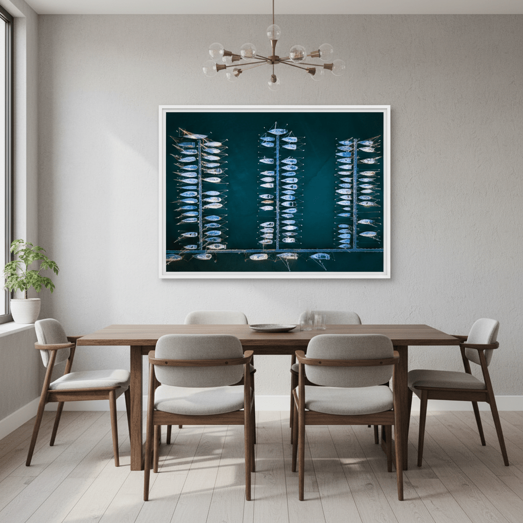 Yacht Park Williamstown by L10 wall - art - picture - poster