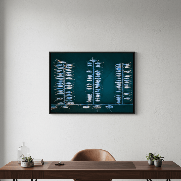 Yacht Park Williamstown by L10 wall - art - picture - poster