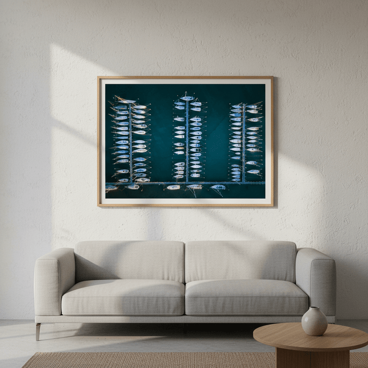 Yacht Park Williamstown by L10 wall - art - picture - poster