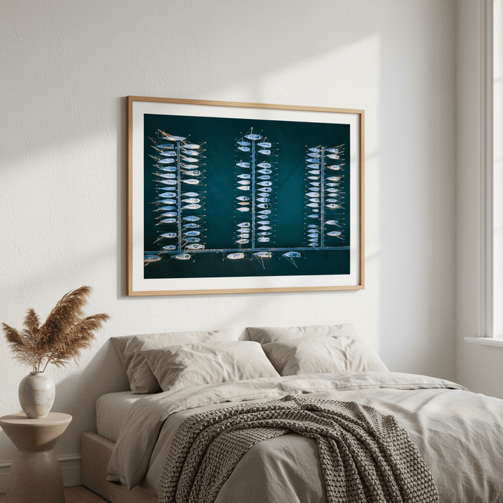 Yacht Park Williamstown by L10 wall - art - picture - poster