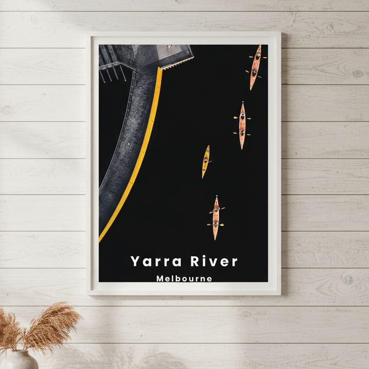 Yarra Sharks Travel Poster, Melbourne by L10 wall - art - picture - poster