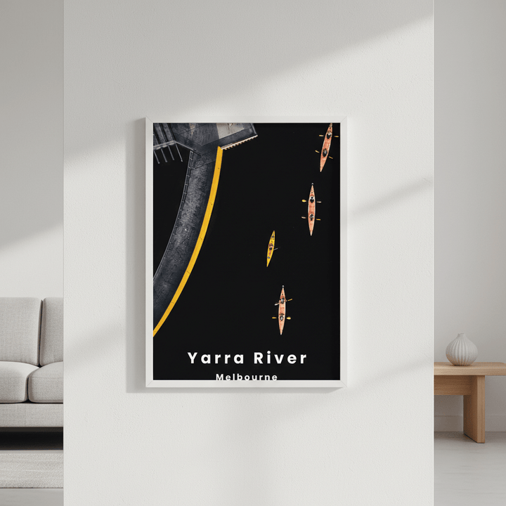 Yarra Sharks Travel Poster, Melbourne by L10 wall - art - picture - poster