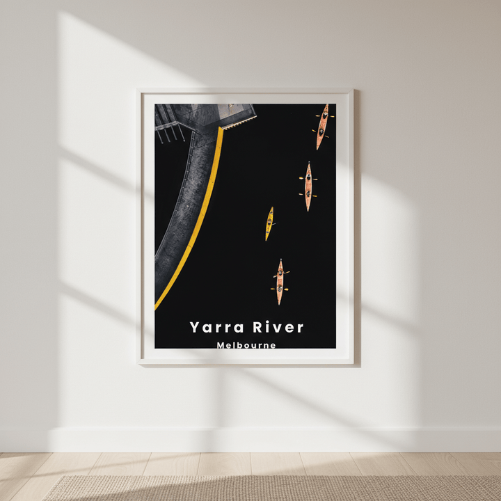 Yarra Sharks Travel Poster, Melbourne by L10 wall - art - picture - poster