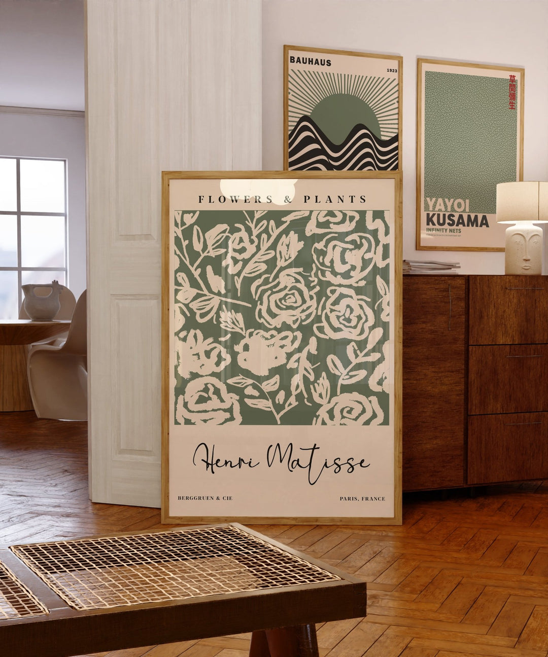 Yayoi Kusama, Bauhaus & Henri Matisse Set of 3 Wall Art - Style My Wall