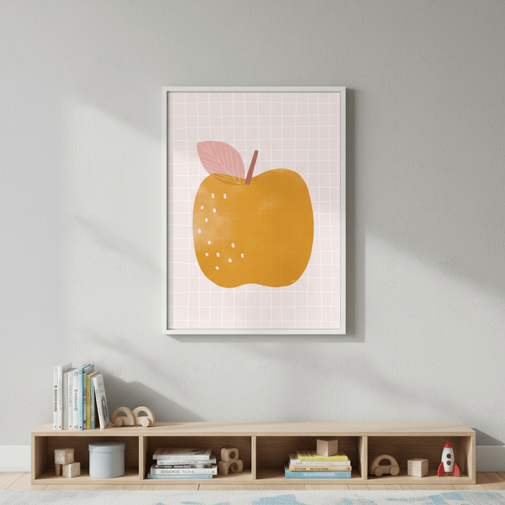 Yellow Apple by Menina Lisboa wall - art - picture - poster