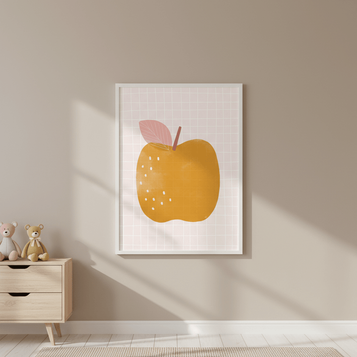 Yellow Apple by Menina Lisboa wall - art - picture - poster