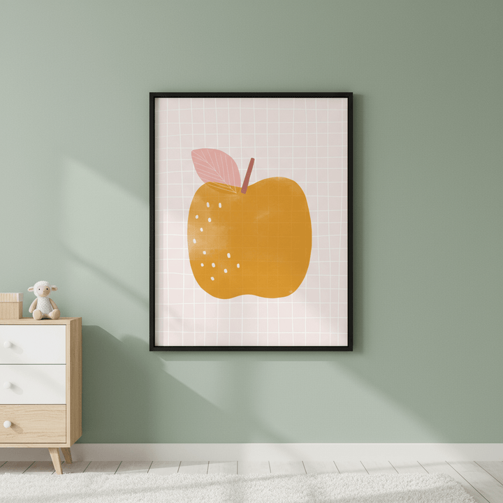 Yellow Apple by Menina Lisboa wall - art - picture - poster