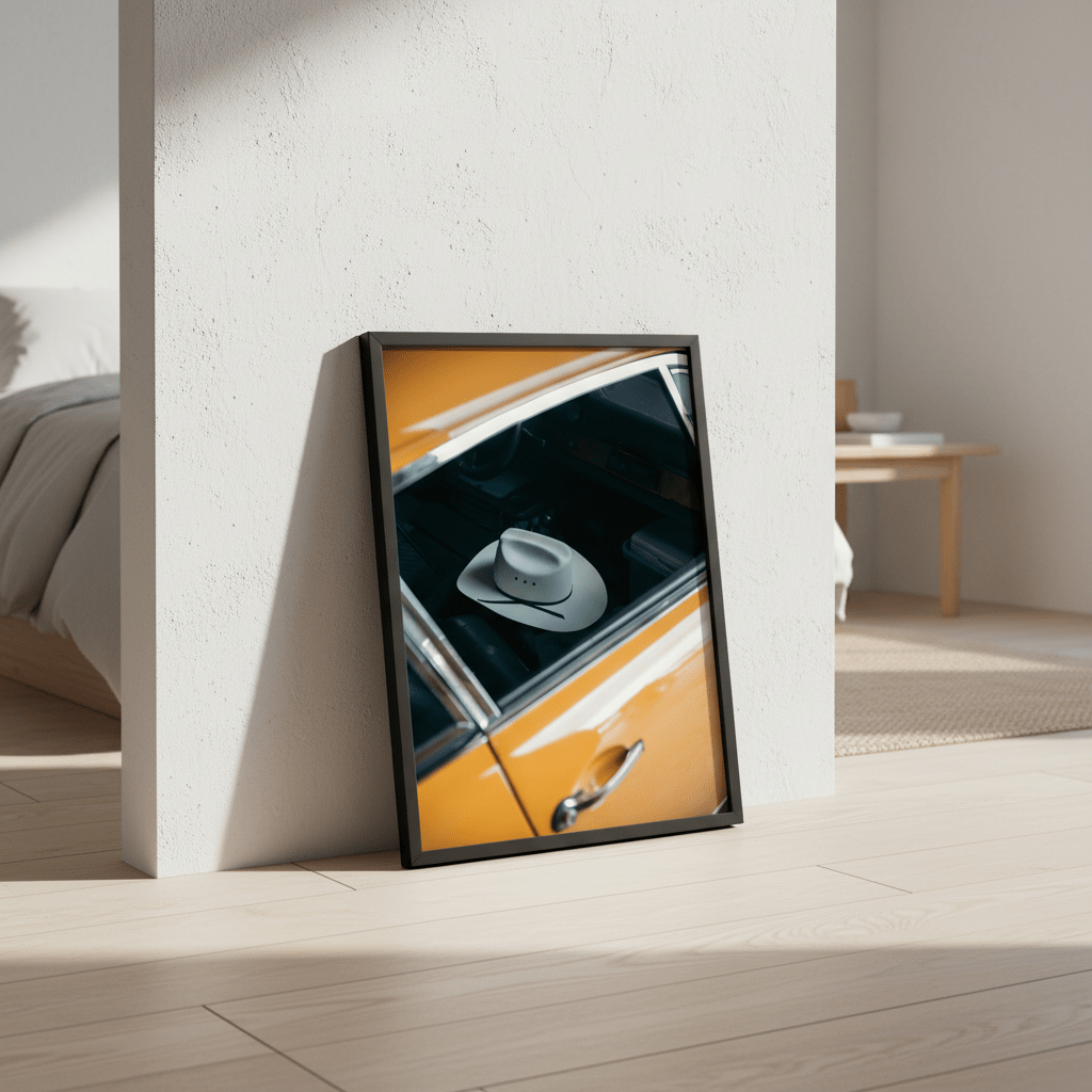 Yellow Cowboy by Colton Jones wall - art - picture - poster