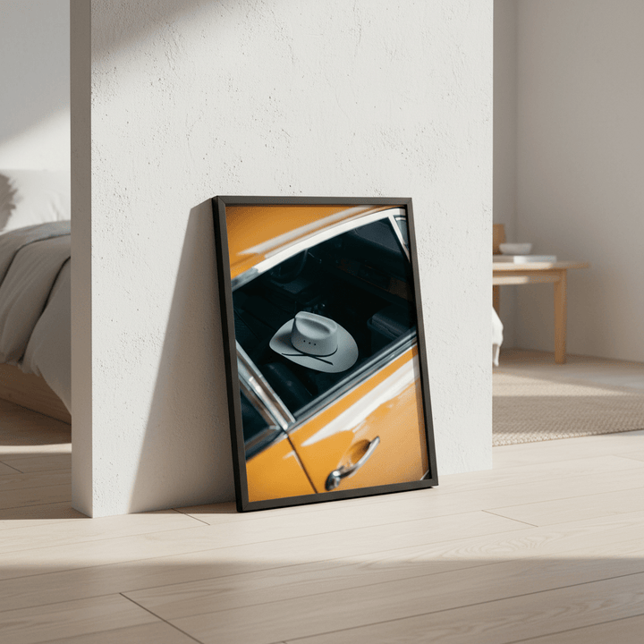 Yellow Cowboy by Colton Jones wall - art - picture - poster