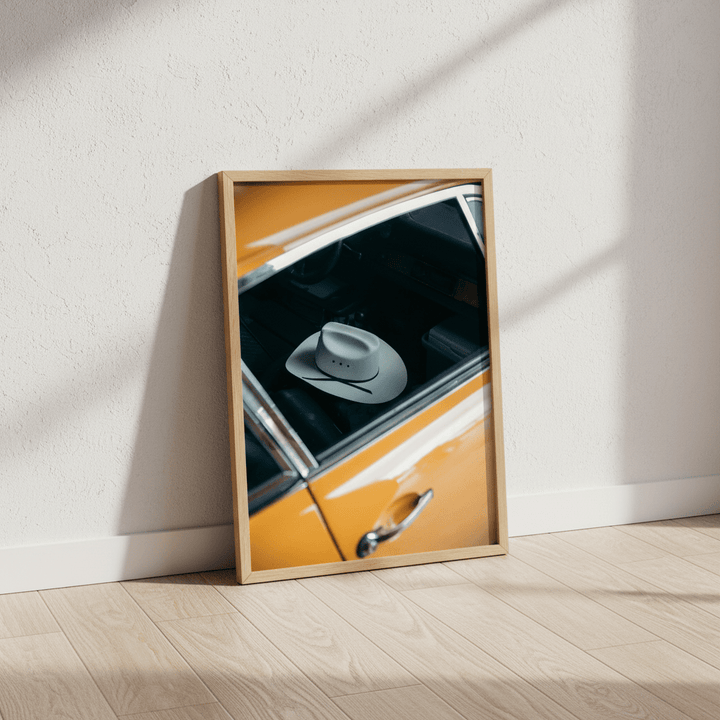Yellow Cowboy by Colton Jones wall - art - picture - poster