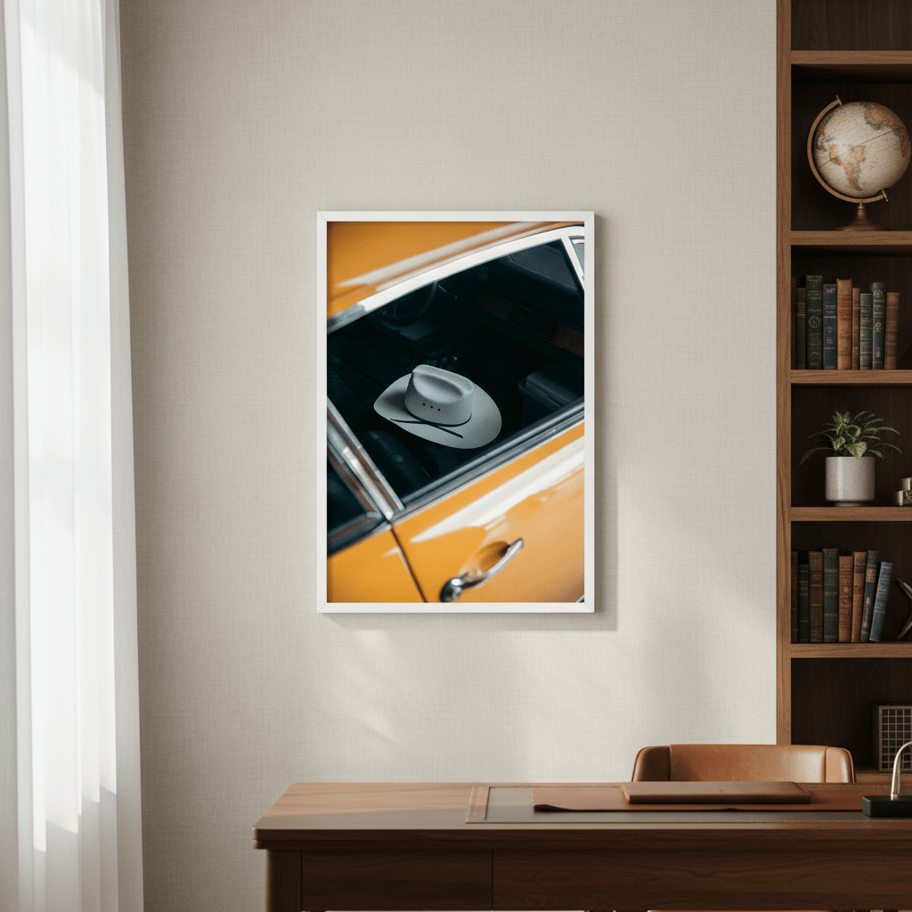 Yellow Cowboy by Colton Jones wall - art - picture - poster