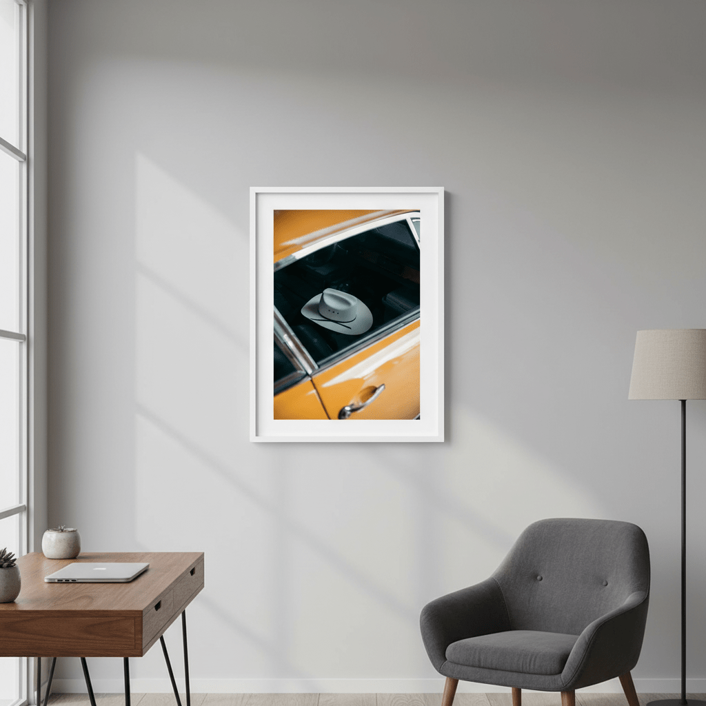 Yellow Cowboy by Colton Jones wall - art - picture - poster